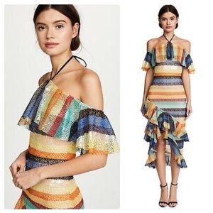 ALICE+ OLIVIA Annabeth Off-Shoulder Dress